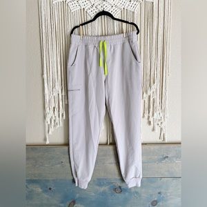 FIGS Zamora Jogger Scrub Pants High Waisted - Size L